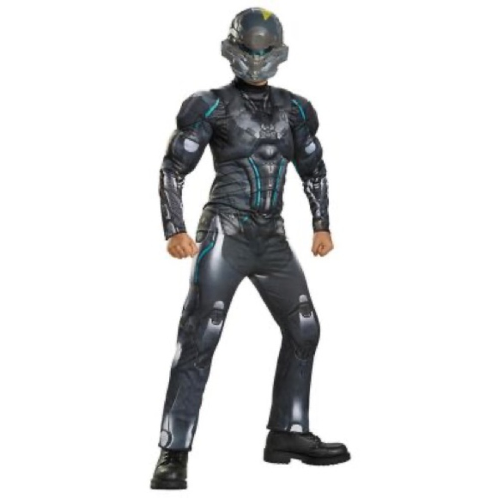 Halo Spartan Locke Costume Boys Size M (8-10) 2 Piece Set